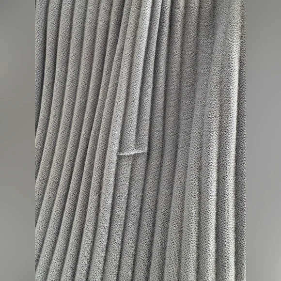 Oak + Fort Wide Leg Pleated Pant Blue - Picture 7 of 7